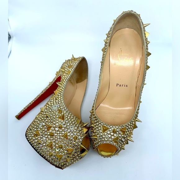 Christian Louboutin 111th Anniversary Extreme Highness Platform Pumps EU 38.5 - Picture 1 of 13